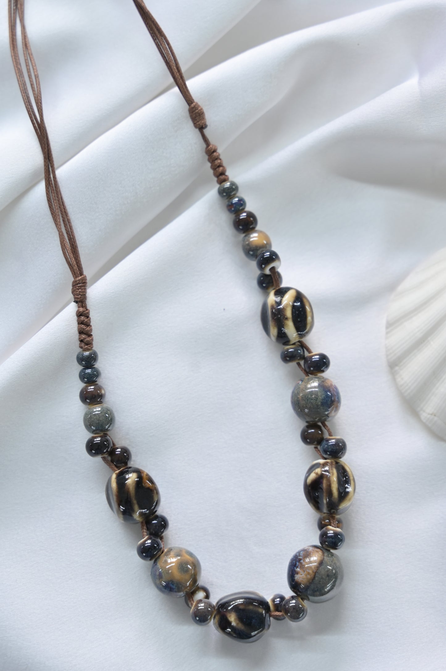Celestial Harmony Ceramic Necklace