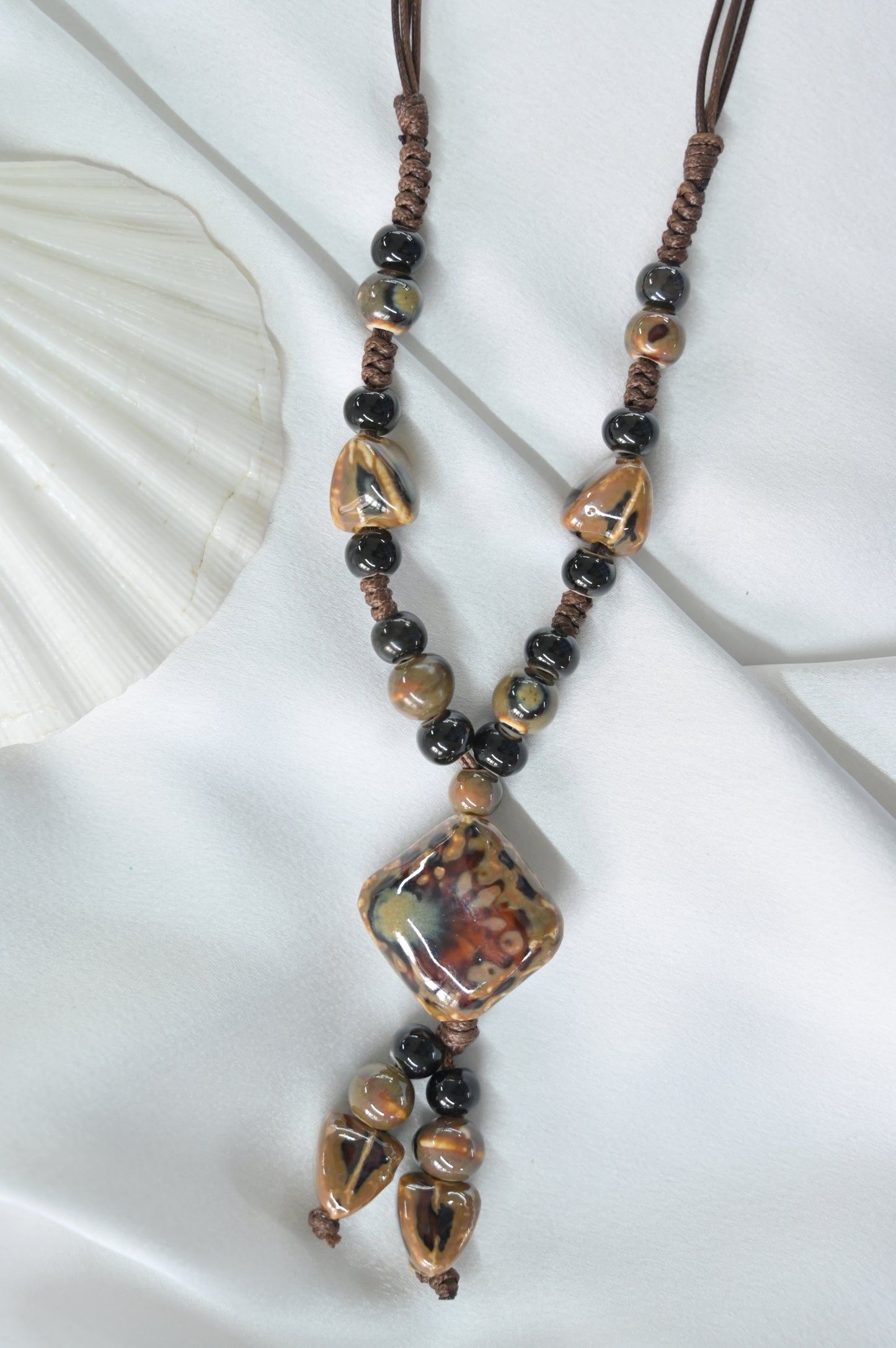 Earthen Essence Ceramic Necklace