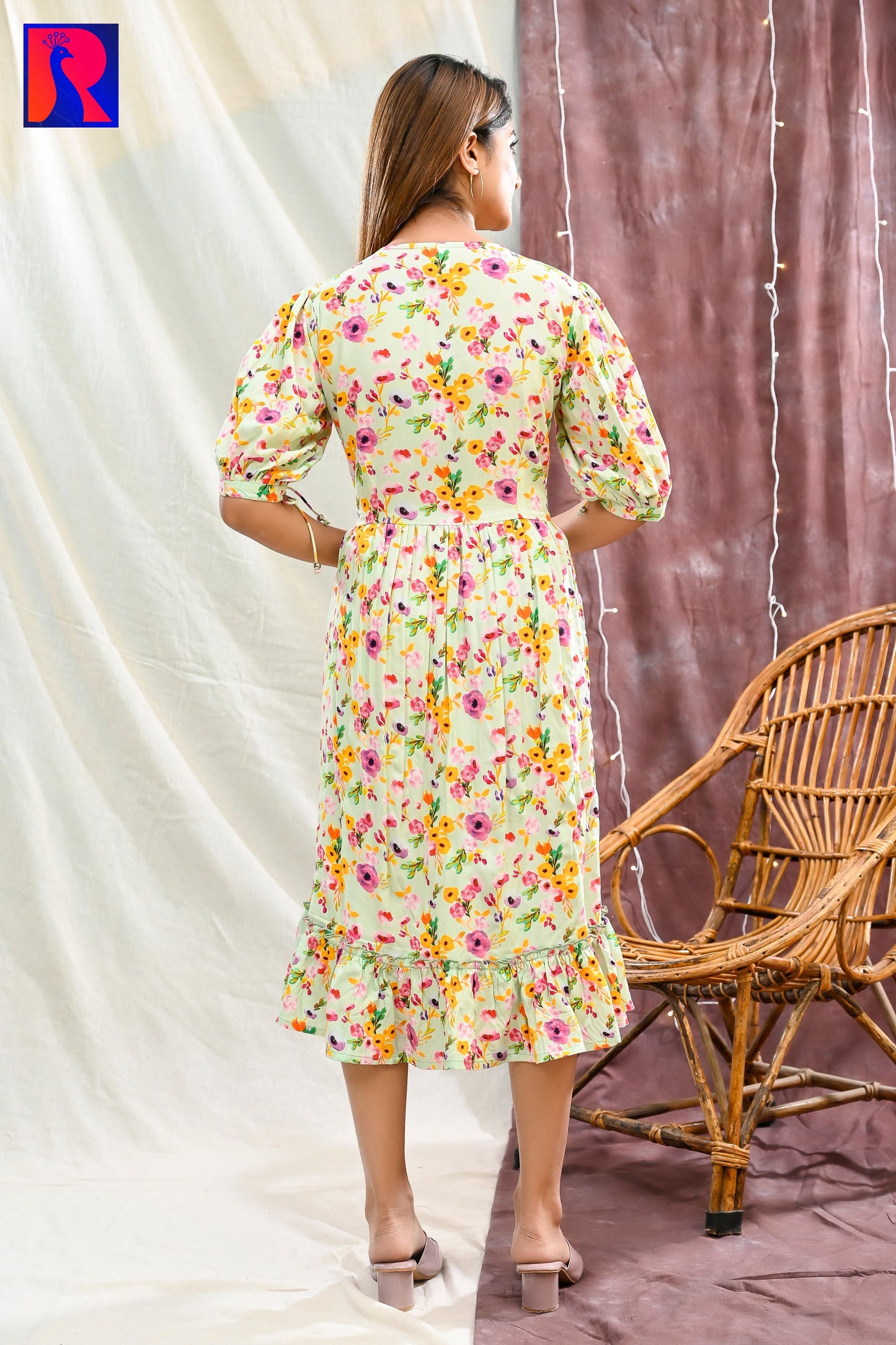 FULWARI VISCOSE DRESS