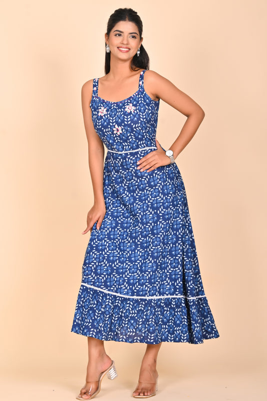 Indigo Charm Dress