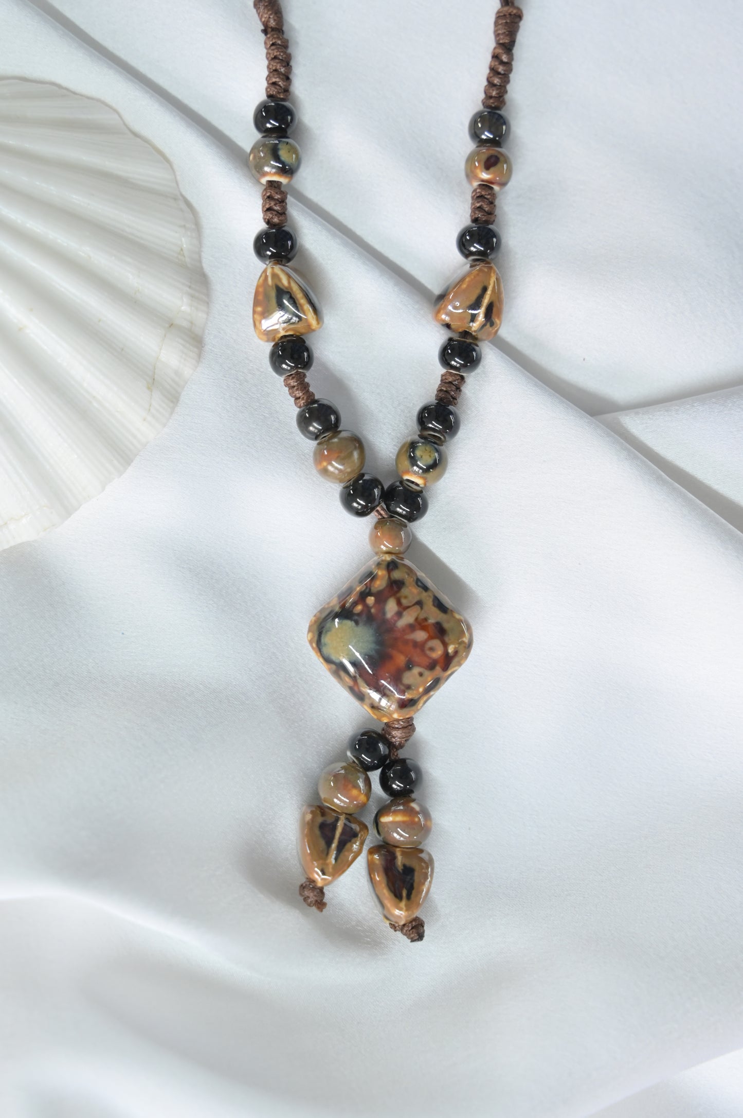 Earthen Essence Ceramic Necklace