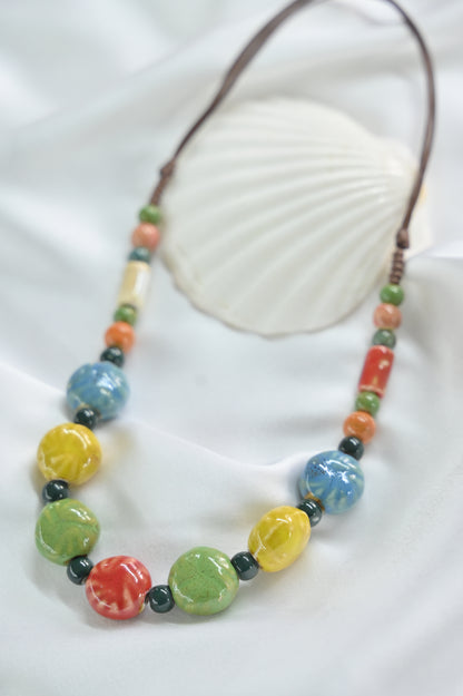 Painted Earth Necklace
