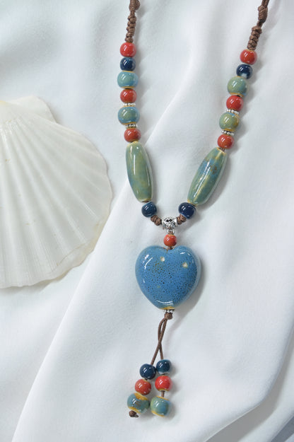Ocean Heart Necklace