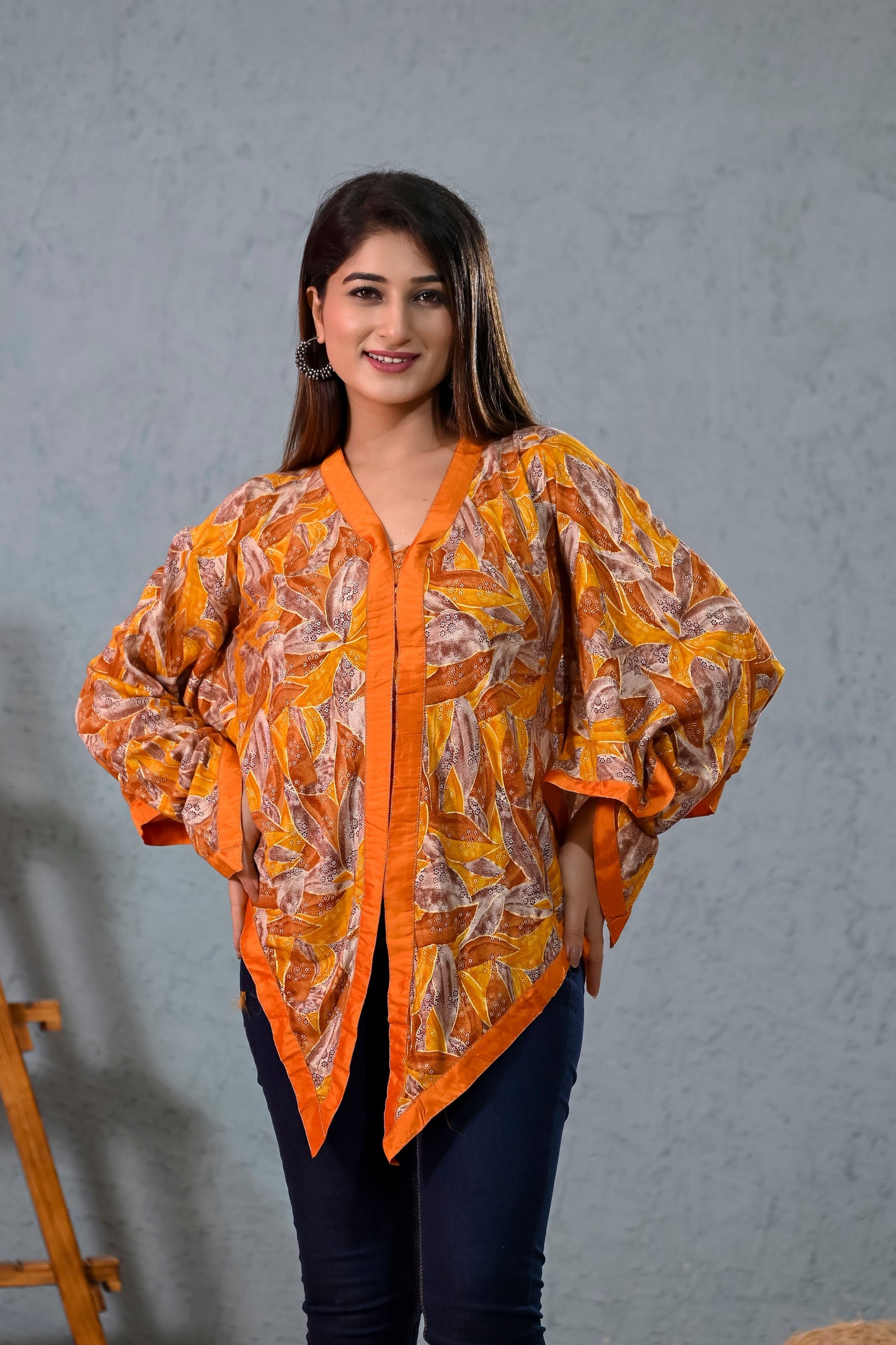 Raag Kaftan Tunic (Orange)