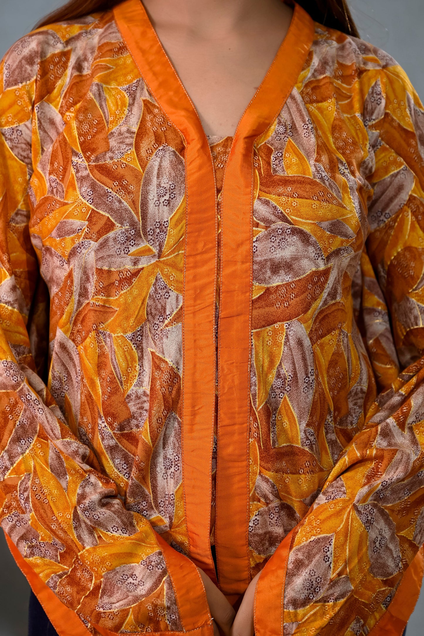 Raag Kaftan Tunic (Orange)