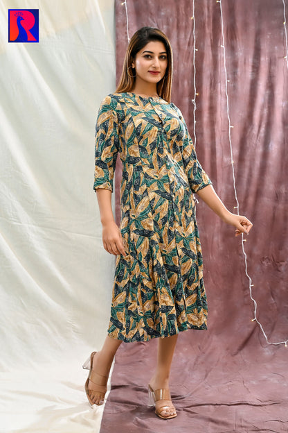 RAAG SHORT DRESS (GREEN)