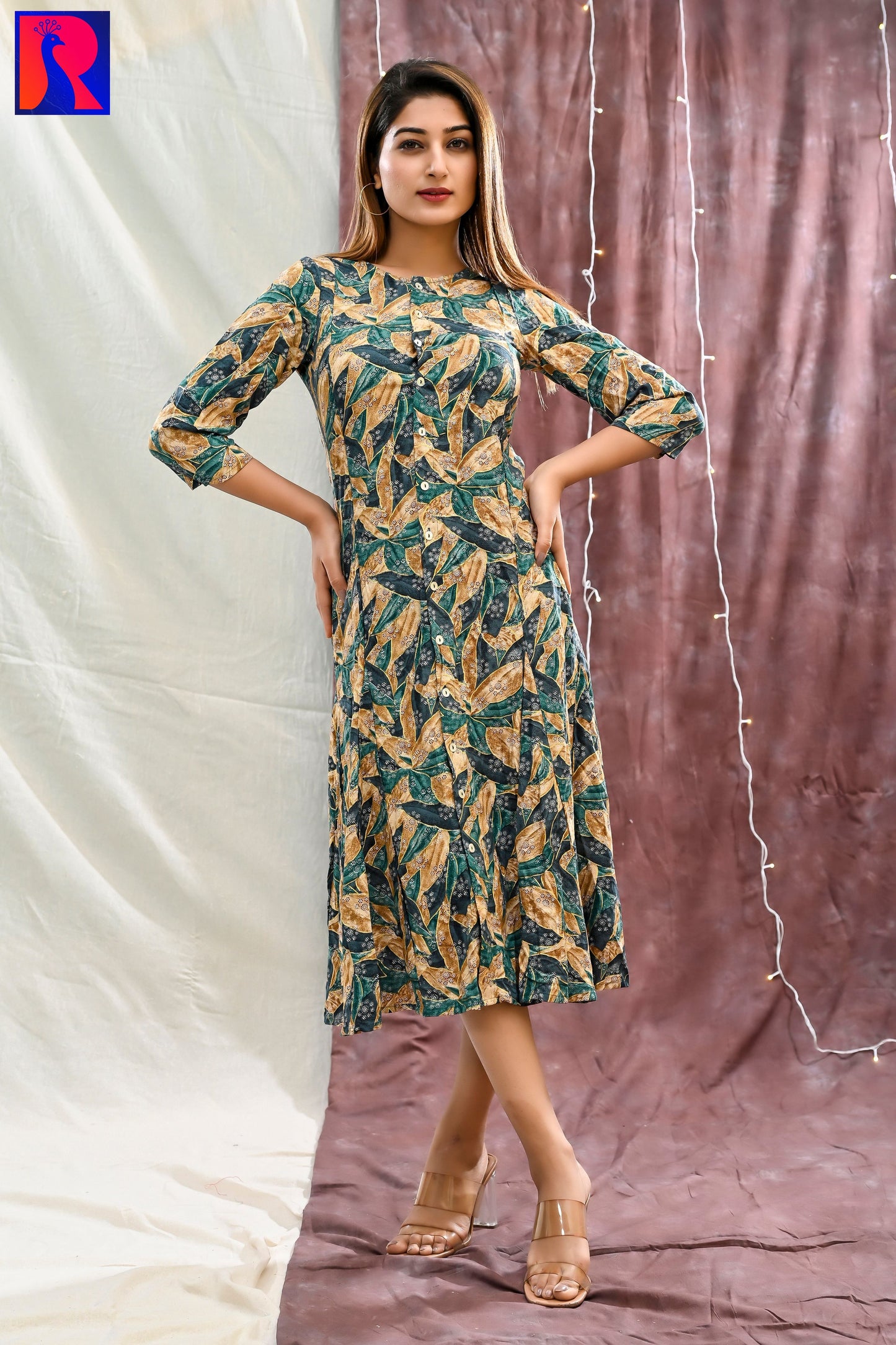 RAAG SHORT DRESS (GREEN)