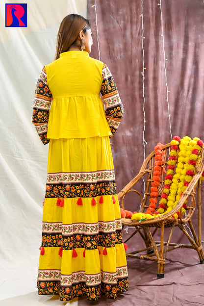 RESPLENDENT CO-ORD SET (YELLOW)