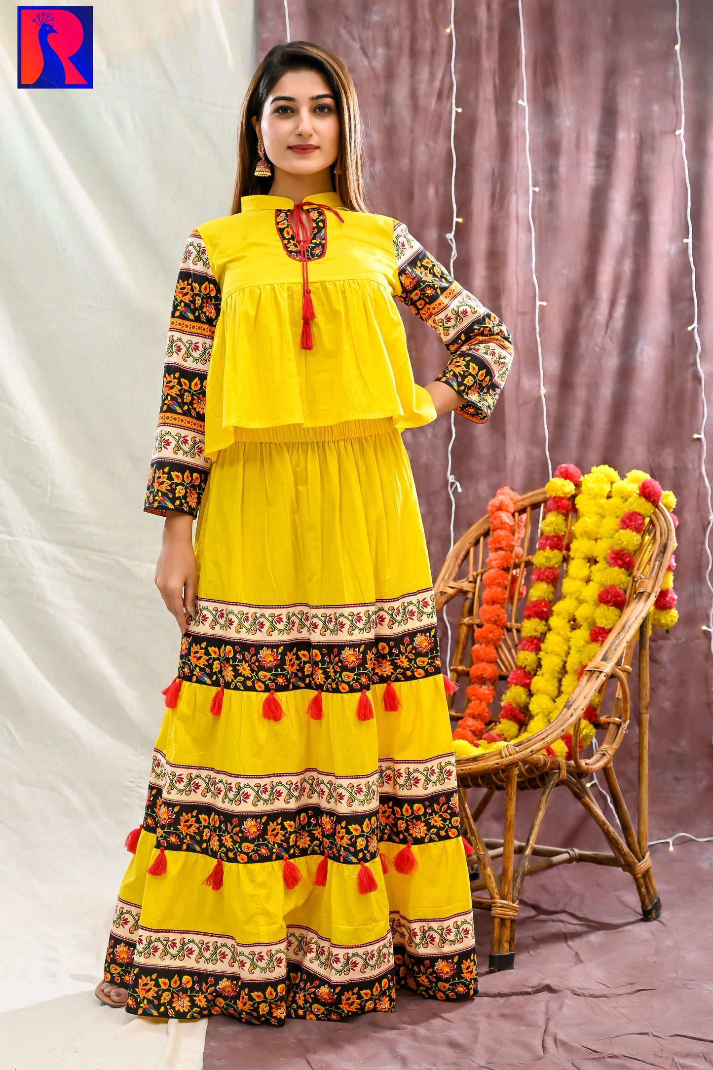 RESPLENDENT CO-ORD SET (YELLOW)