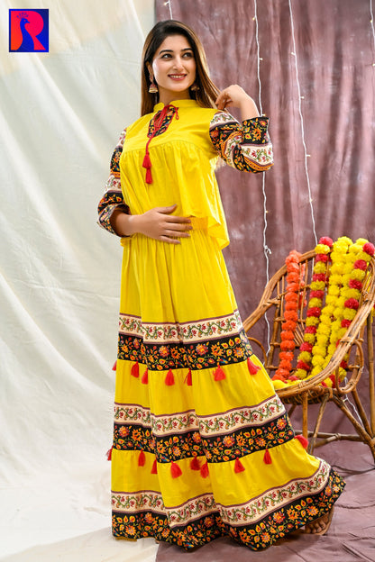 RESPLENDENT CO-ORD SET (YELLOW)