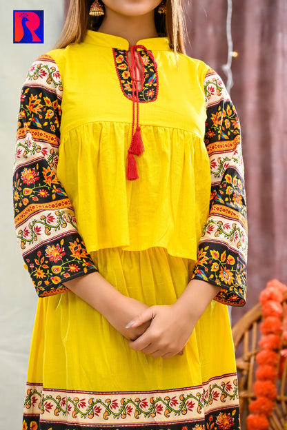 RESPLENDENT CO-ORD SET (YELLOW)