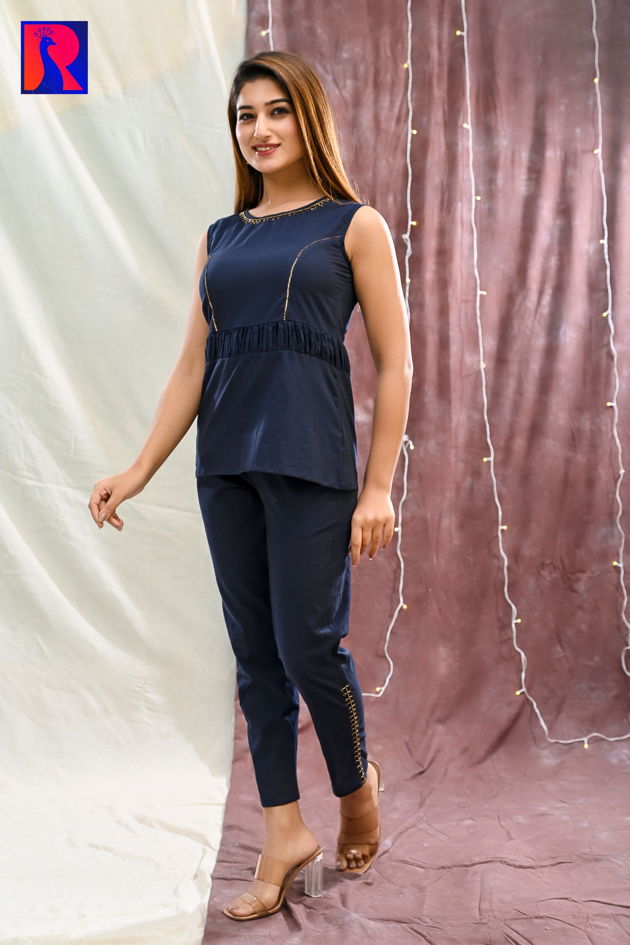 INDIGO SOLID CO-ORD SET