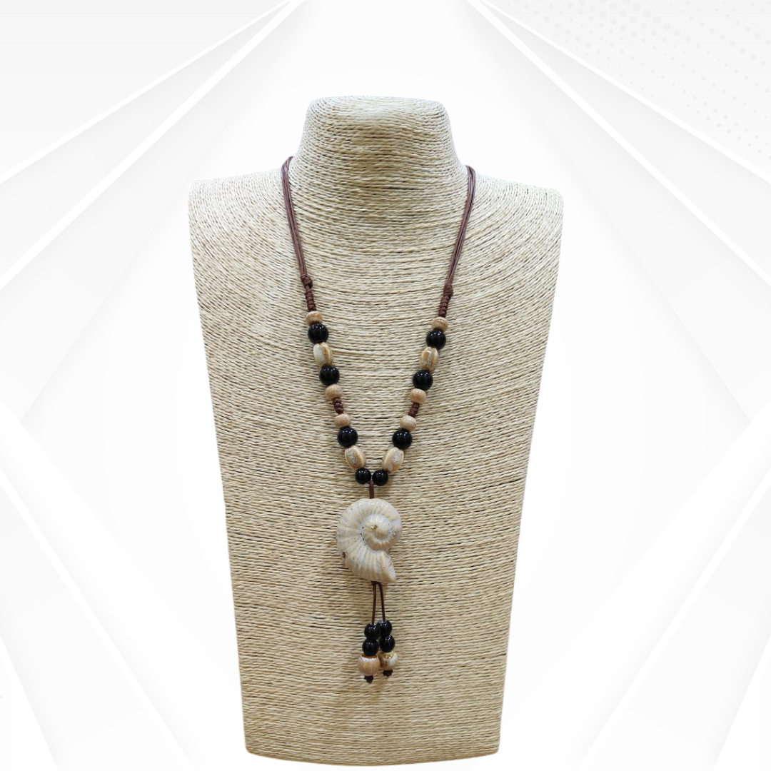 Ocean Fossil Charm Necklace