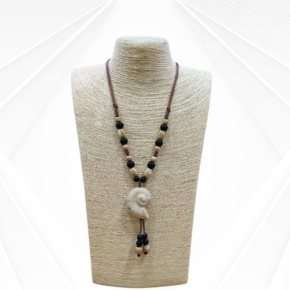 Ocean Fossil Charm Necklace