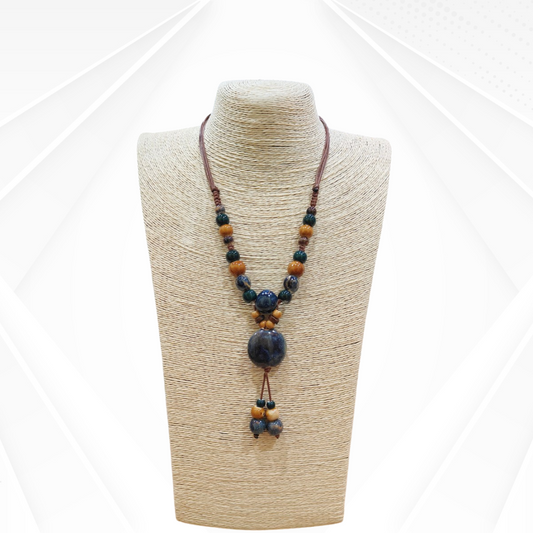 Elegant Ceramic Beaded Necklace