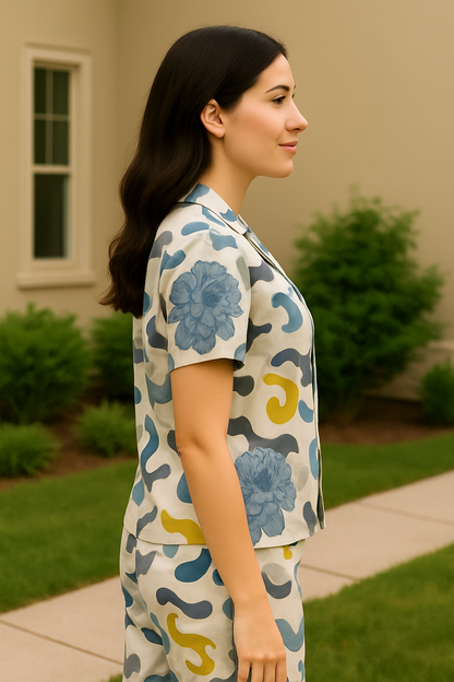 Rayon Printed Night Suit
