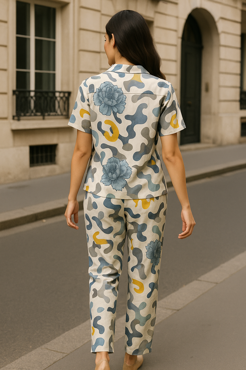 Rayon Printed Night Suit