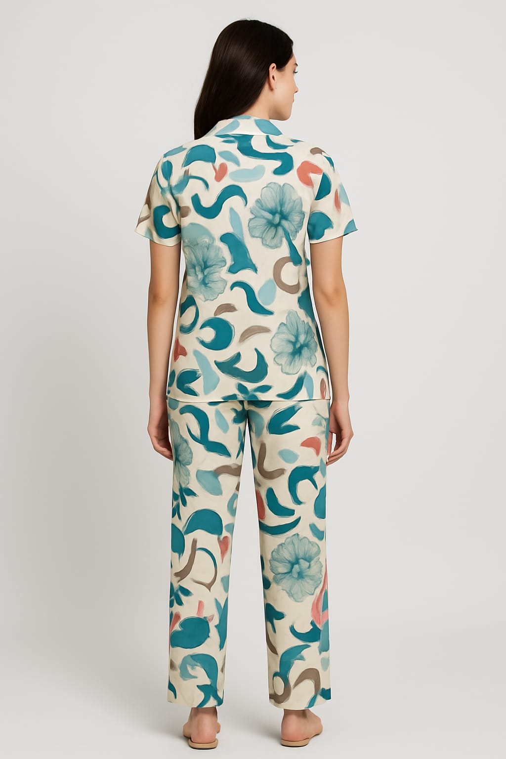 Women’s Rayon Printed Night Suit